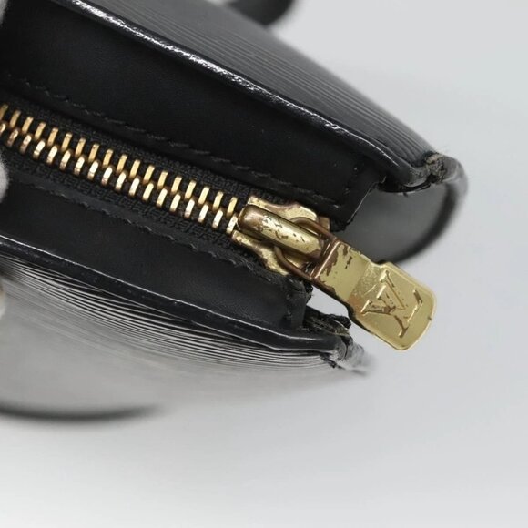 LOUIS VUITTON Epi Saint Jacques Shopping Shoulder Bag Black M52262 Auth 127498 - Picture 12 of 16